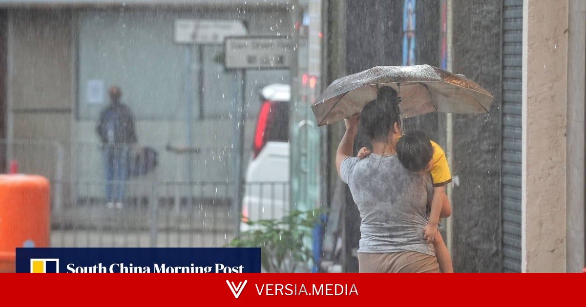 Hong Kong cancels amber rainstorm warning but danger remains from river flooding