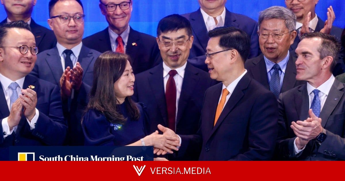 AI ‘central plank’ in Hong Kong’s economic development, John Lee says