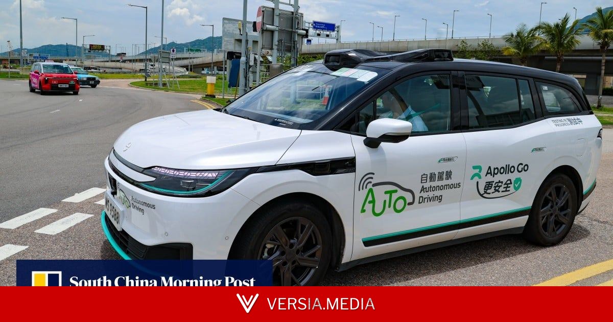 Hong Kong ramps up autonomous vehicle tests as Baidu expands trials in city