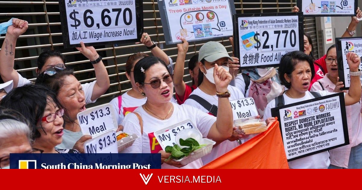 Helpers’ union calls for raising food allowance to HK$2,770, citing inflation